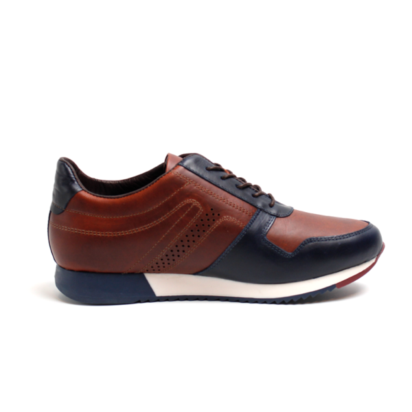 Zapato Casual Parma Café Azul - Imagen 2