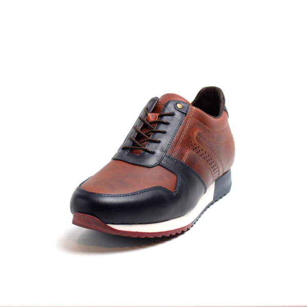 Zapato Casual Parma Café Azul - Imagen 4