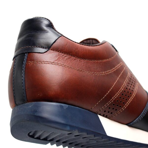Zapato Casual Parma Café Azul - Imagen 3